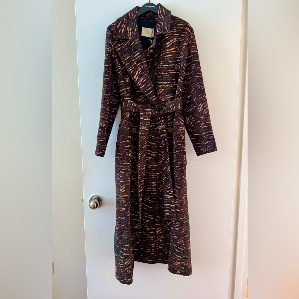 Ulla Johnson Elowyn Lynx Chenille Coat